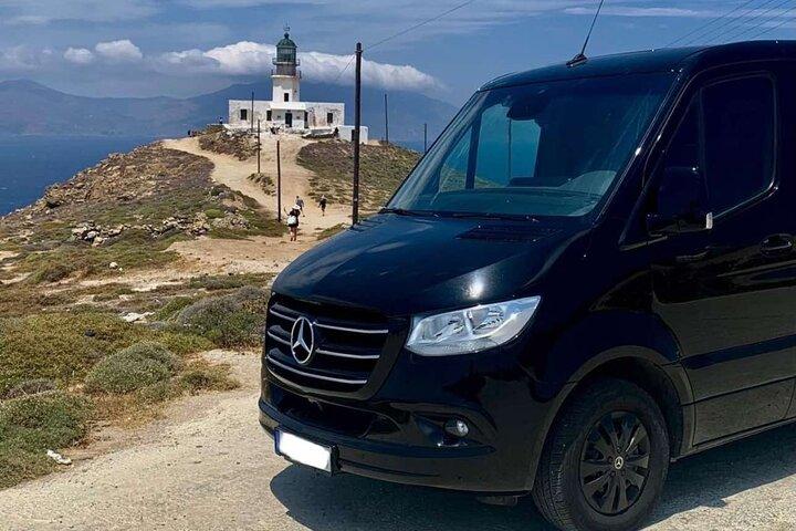クルーズ旅行者のためのプライベートミコノス海岸エクスカーション