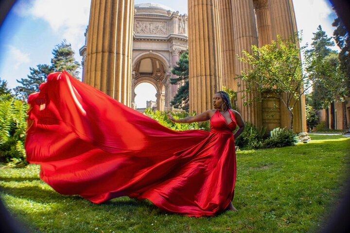Fotografia privada de San Francisco em vestidos voadores