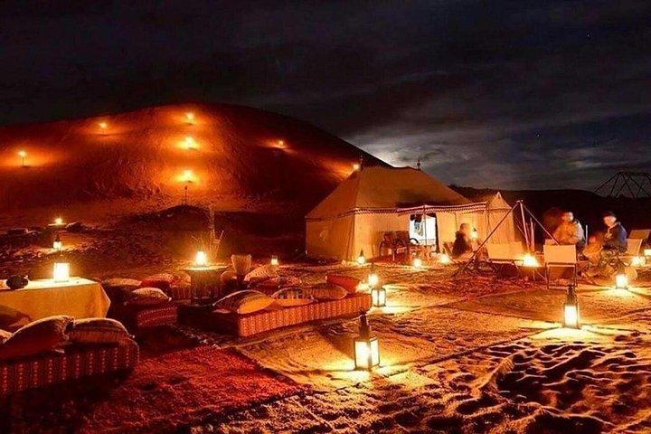 Marrakech Dîner dans le désert d'Agafay avec coucher de soleil