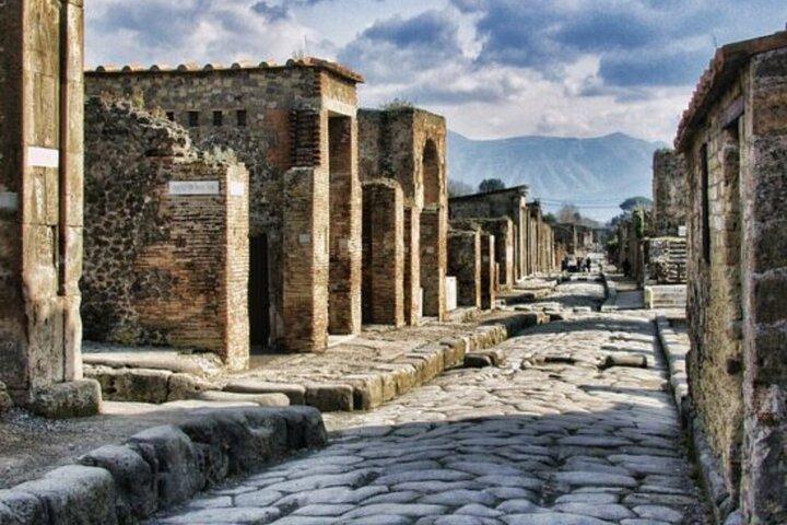 Tour guidato privato di Pompei da Roma con pranzo
