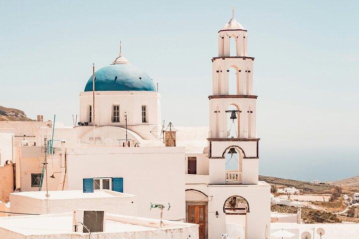 Santorini Dörfer Halbtagestour mit Weinprobe