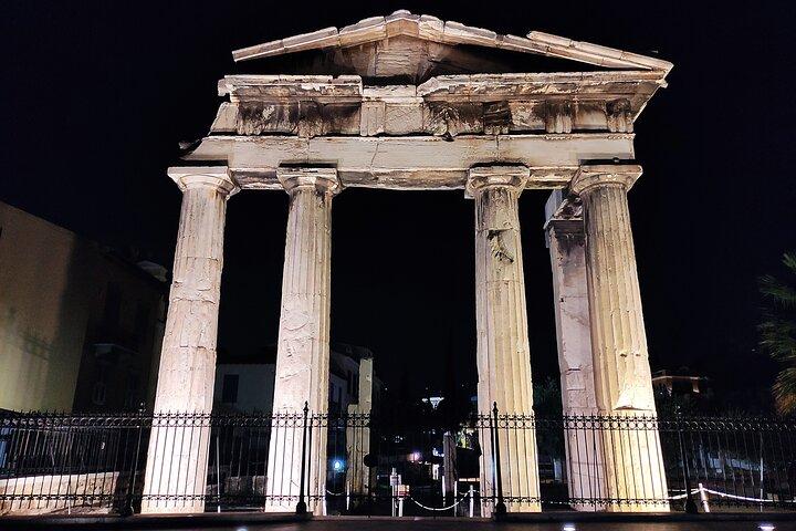 Athens at Night Enchanting Walking Tour and Dinner Delights