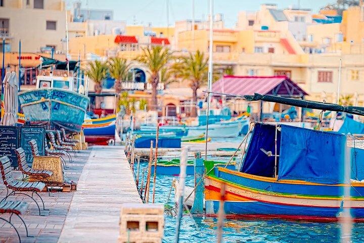 Marsaxlokk Village de pêcheurs et marché Transport aller-retour