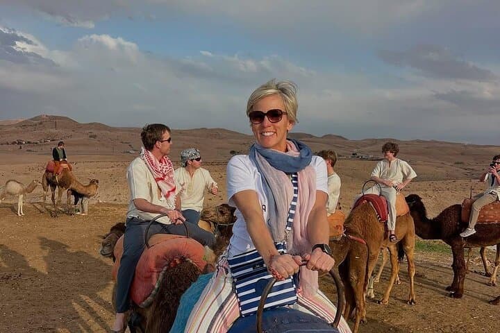 Marrakech : Agafay Desert & Dinner,sunset &Camel Ride