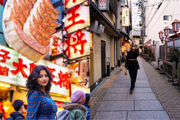 Privat dagtidsoptagelse i Dotonbori Osaka