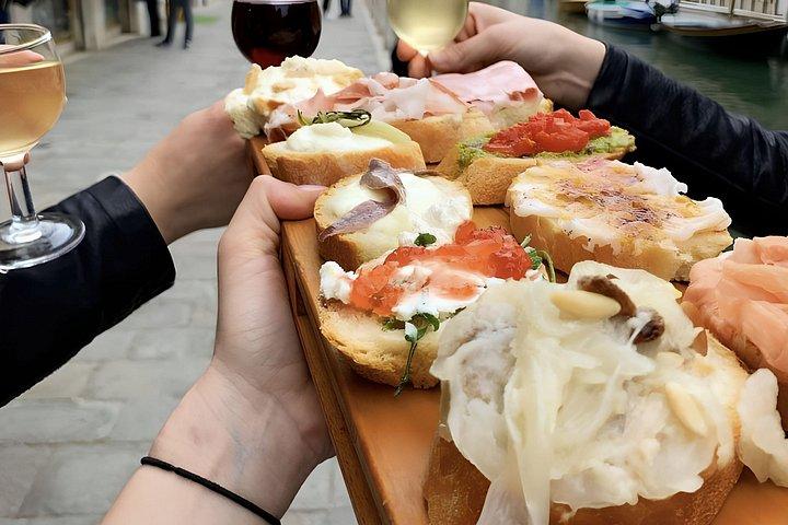 2-timers Cicchetti og vinsmagningstur i Venedig
