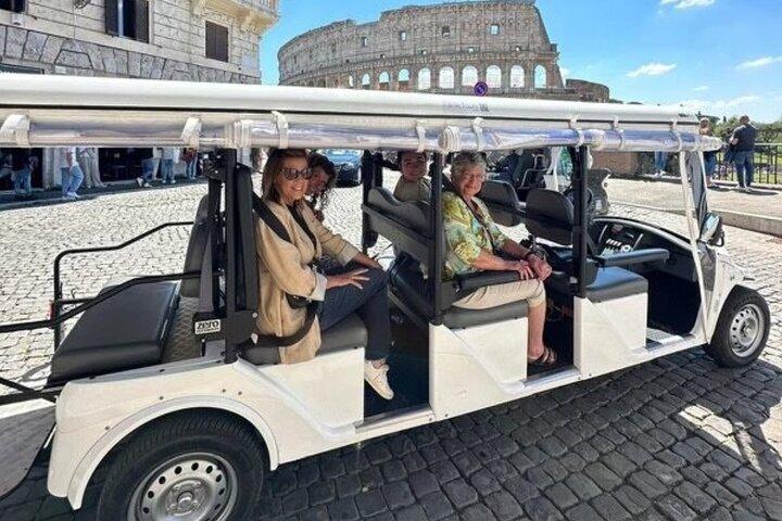 Panorama-Golfwagen-Tour mit Abholung und Restaurantreservierung