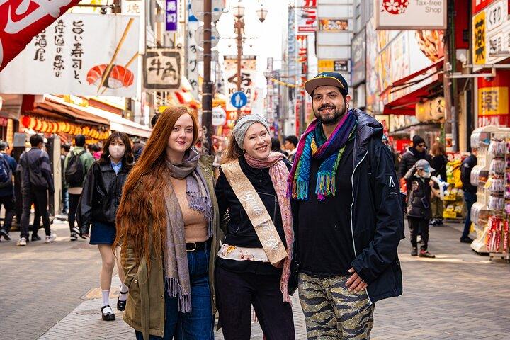 Experiência de fotografia de dia privada em Dotonbori Osaka