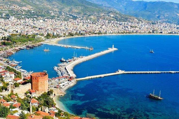 Alanya City Tour with Cable Car & Dimçay Boat Tour–Lunch Included