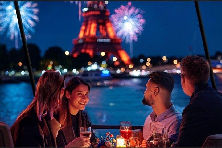 Bastille Day Eve Gourmet Dinner Cruise by Bateaux Parisiens
