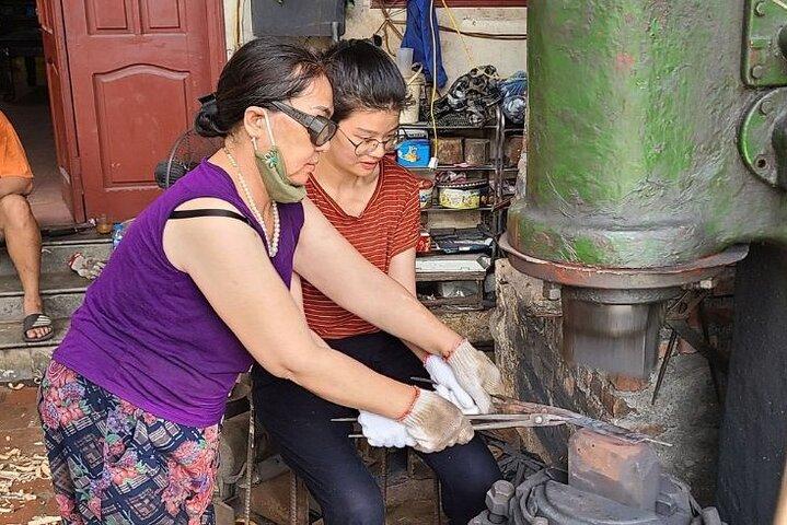 Hanoi Messen maken Traditionele Workshop