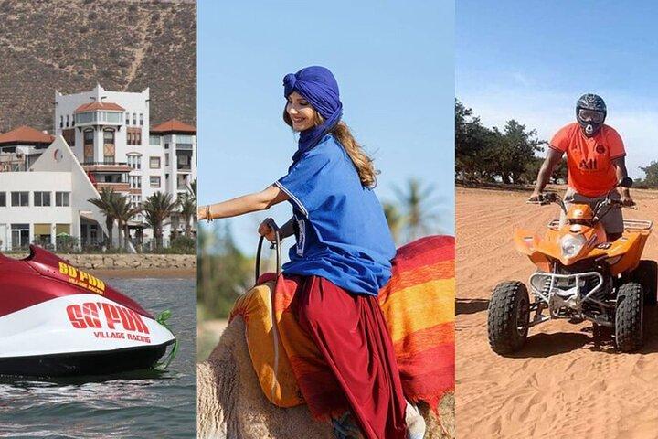 Agadir äventyr: Camel Ride, vattenskoter och fyrhjuling Tour