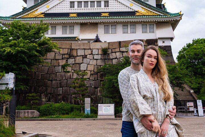 Iconic e atemporal Osaka Castle Fotografia privada
