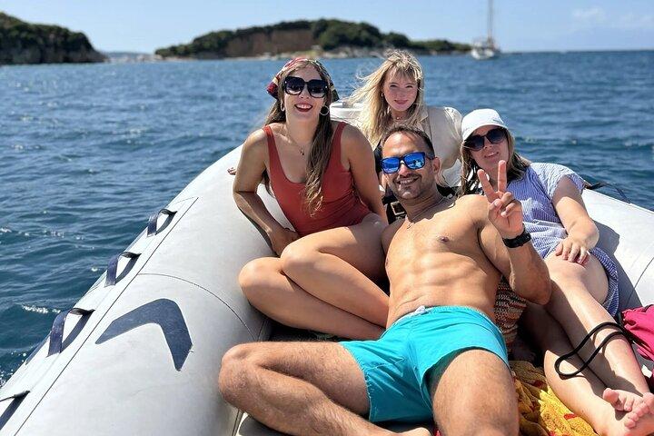 Speedboottocht Zwemmen in het Vijf Eiland Ksamil