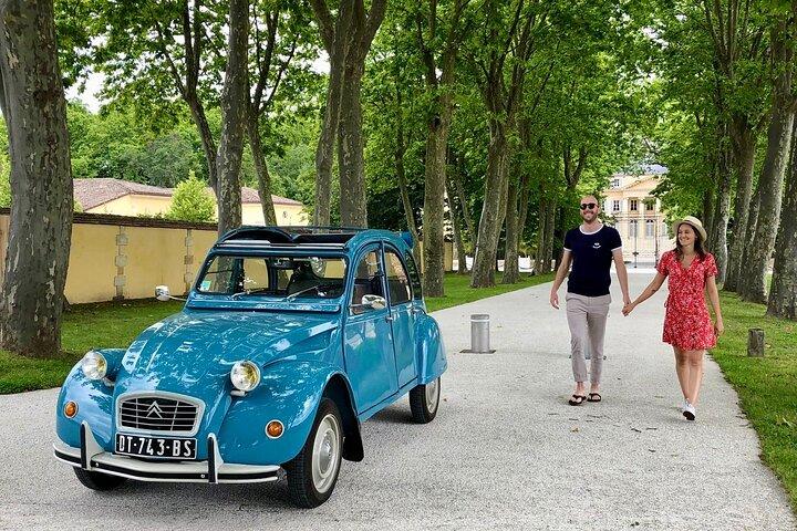 Excursión privada al vino Margaux & the Medoc en un coche clásico Citroën
