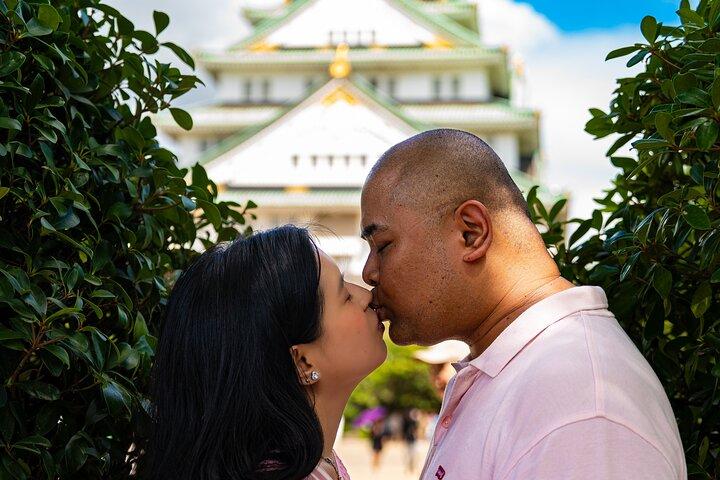 Iconic e atemporal Osaka Castle Fotografia privada