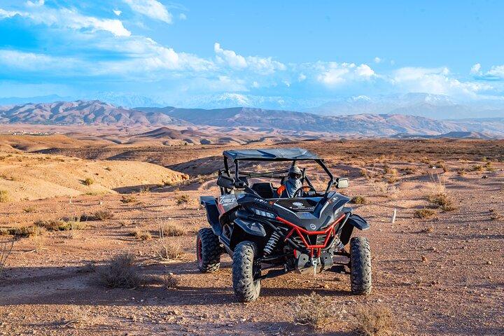 Meio dia de Buggy Ride no deserto de Agafay