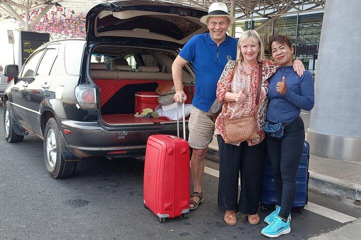 Phnom Penh til Siem Reap Privat bil-Engelsktalende chauffør