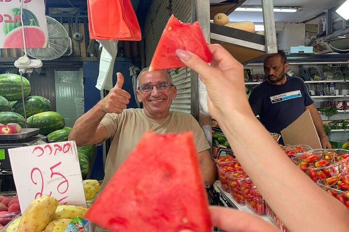 Tel Aviv: Mercado del Carmelo Tour de comida vegetariana, historia y cultura