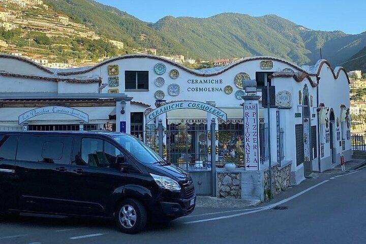 Transfert privé de Naples à la Côte Amalfitaine