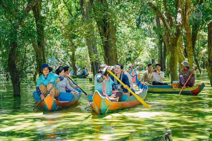 トンレサップ湖、水上村、コンポンプルックツアー