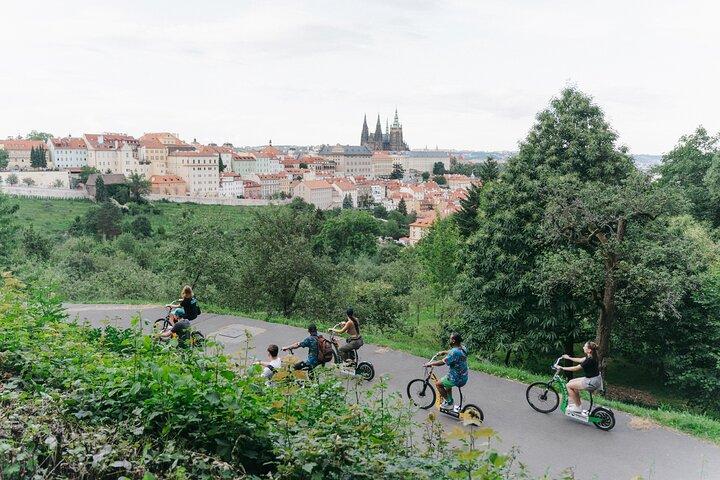 1.5h Prague E-Scooter Panoramic Tour small-group with PragueWay
