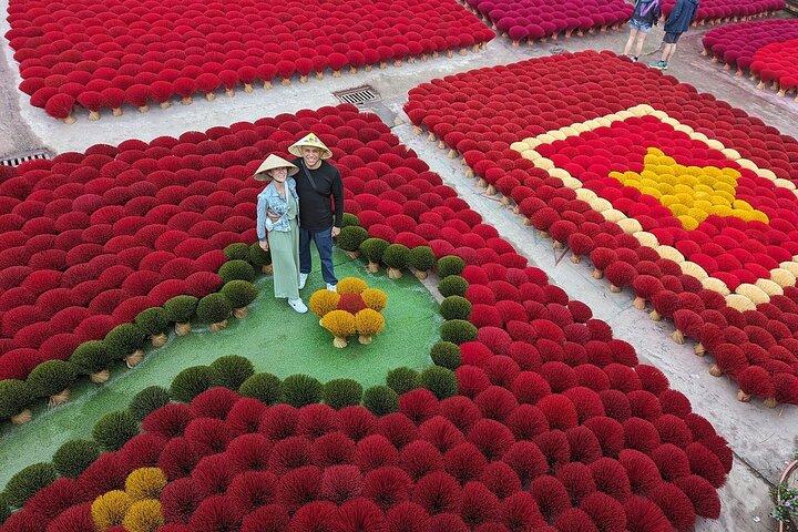 Von Hanoi: Privater Tagesausflug zum Weihrauchdorf, Hoa Lu & Tam Coc