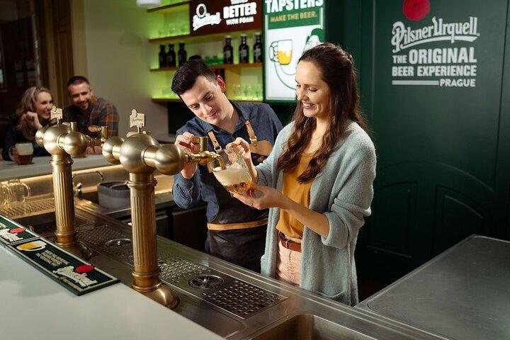 Prag ölhällningskurs på Pilsner Urquell