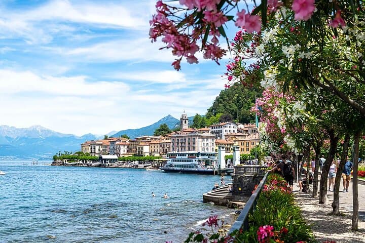 Lake Como Milan Departure with Scenic Views and Cruise + Ebook