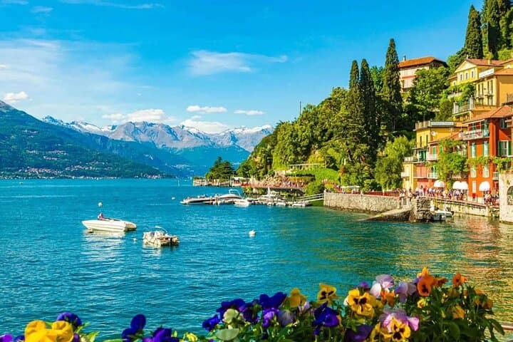 Lake Como Milan Departure with Scenic Views and Cruise + Ebook