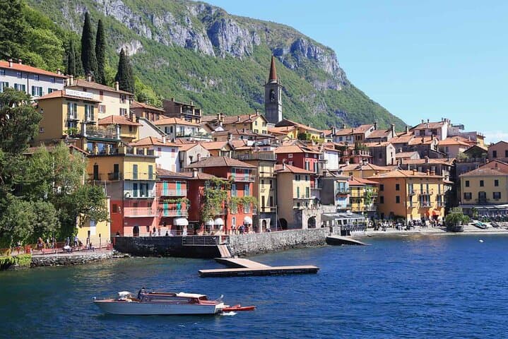 Lake Como Milan Departure with Scenic Views and Cruise + Ebook