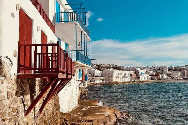 Privat Mykonos stad och ön höjdpunkter