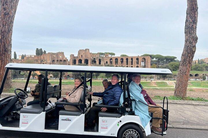 Rome Sightseeing Ride by Golf Cart