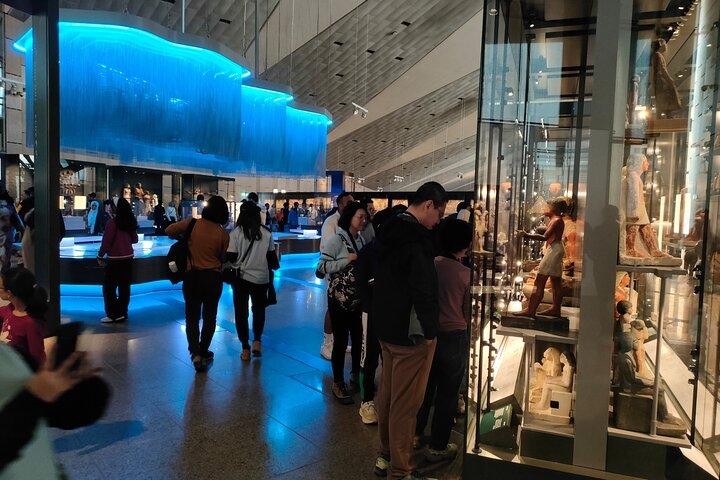 Grand Egyptian Museum med egyptolog och landsbygdsfrukost