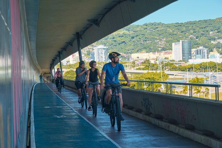 Florianopolis cykeltur: Fotografi, historie og gademat