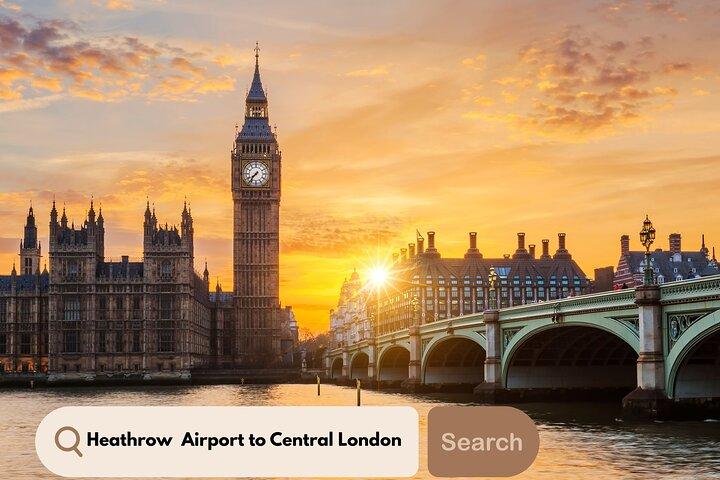 ヒースロー空港からロンドンまたはロンドンからヒースロー空港への送迎