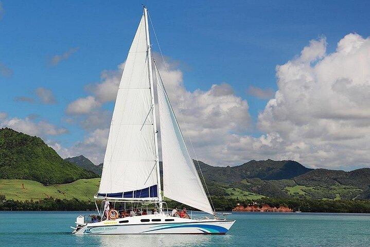 Mauritius Fuld dag privat katamaran tur til Ile Aux Cerfs