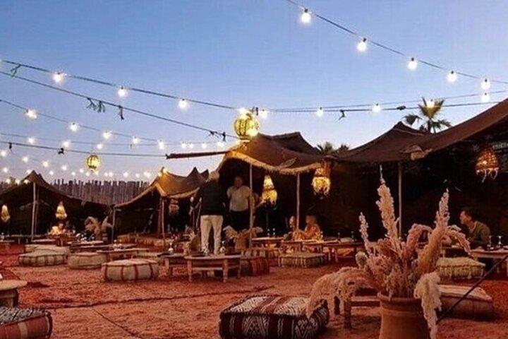 Marrakech: Magical Dinner In Agafay Desert with Fire show