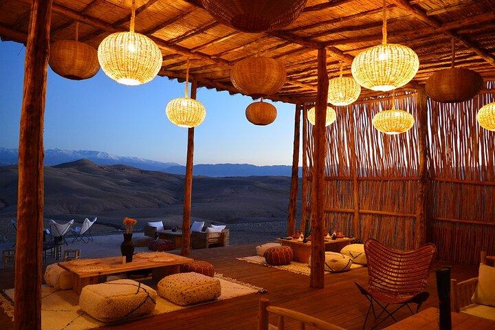 Marrakech: Magical Dinner In Agafay Desert with Fire show