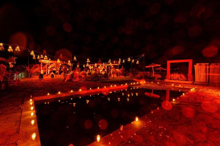 Marrakech: Sunset Camel Ride with Dinner & show in Agafy Desert