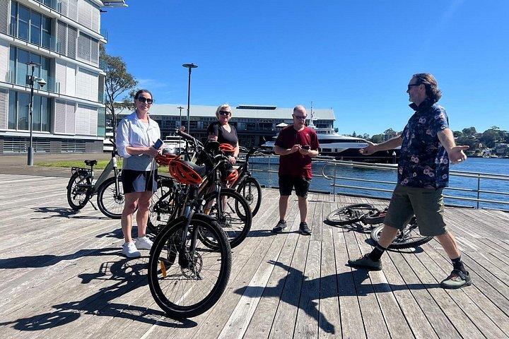 Visite guidée à vélo électrique de Sydney avec casques Bluetooth