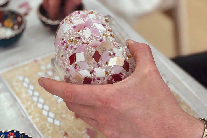 Turkse mozaïek lamp maken workshop