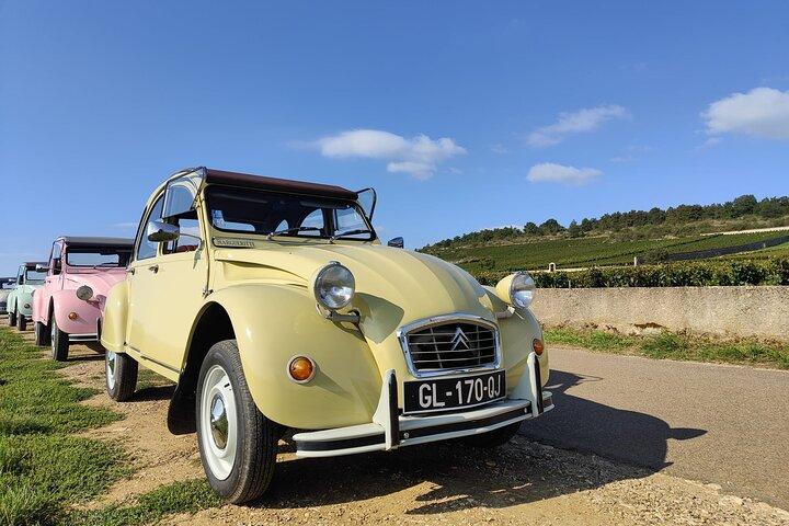 Udlejning af 2CV i Bourgogne - Afgår fra St Loup Géanges & Beaune