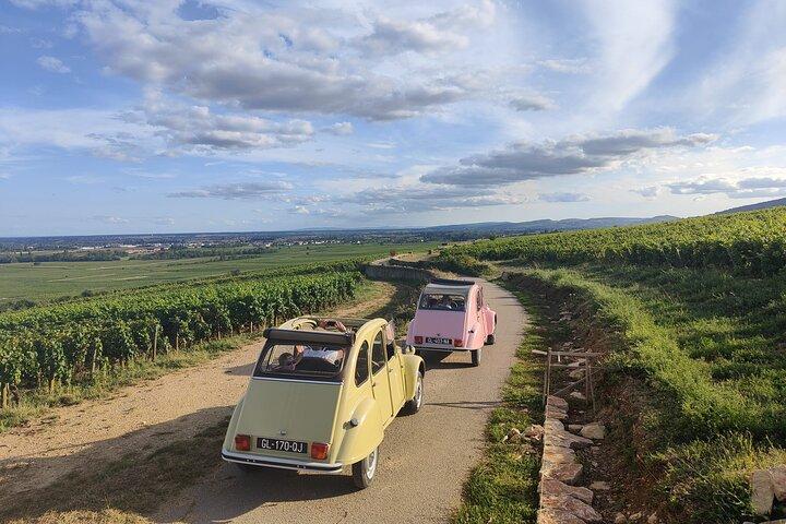 Udlejning af 2CV i Bourgogne - Afgår fra St Loup Géanges & Beaune