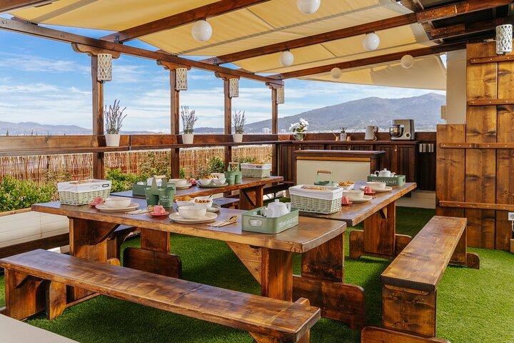 Kochkurs & Abendessen im Dachgarten in Athen