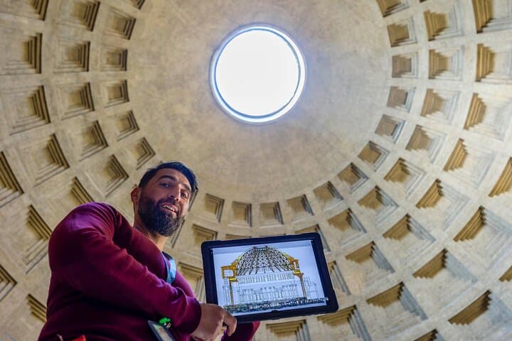 Pantheon: Semi-private Guided Tour with Entry Ticket