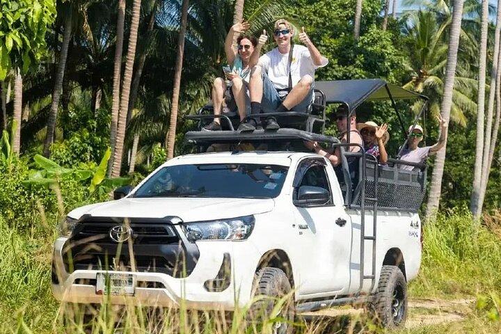 Koh Samui privat 4x4 djungelsafari och tempeldagstur