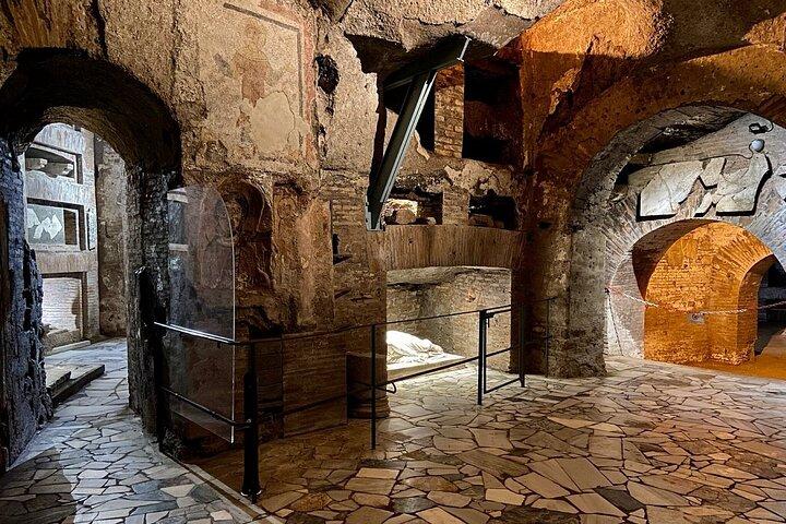 Private Tour durch Appia Antica und römische Katakomben mit Golfwagen