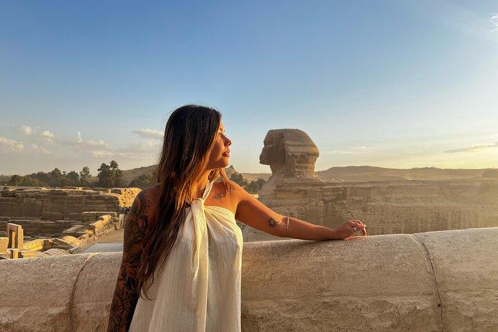 ラインをスキップ、叙事詩的な写真でギザのピラミッドへの隠し玉ツアー