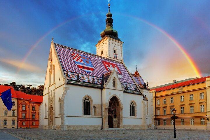 Transfert privé de Vienne à Zagreb avec 2h de visites